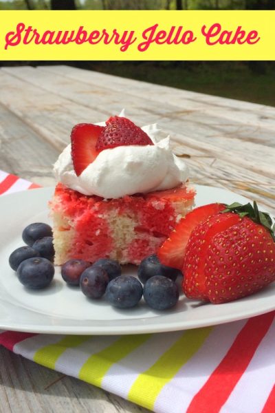 Jello Cake Easy Summer Dessert!