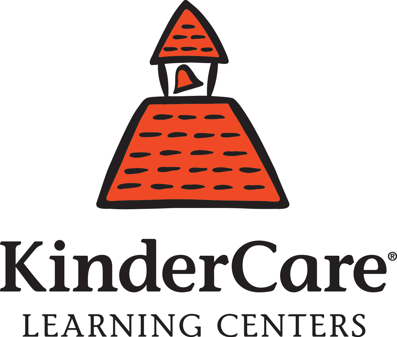 kindercare verticle print on demand logo