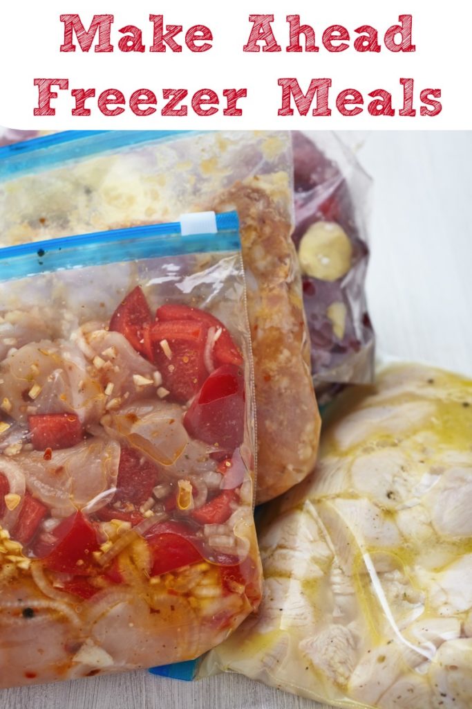 Make Ahead Freezer Meals for Busy Moms--make life SO much easier when you do some freezer cooking!