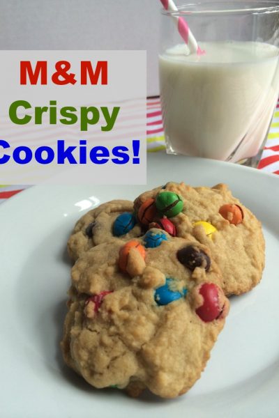 M&M’s® Crispy Cookies–a Yummy and Easy Treat!