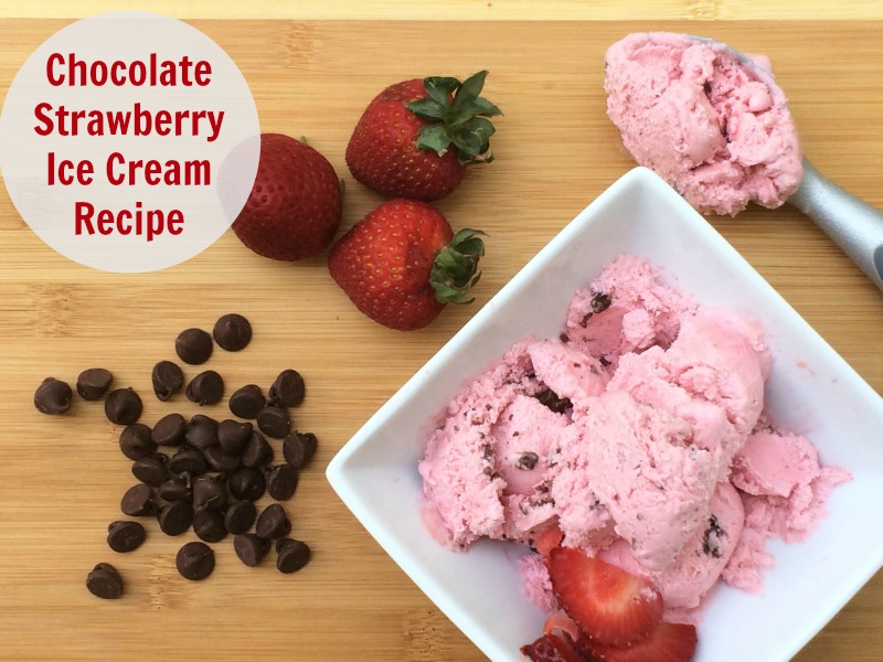 Chocolate Strawberry Ice Cream Recipe