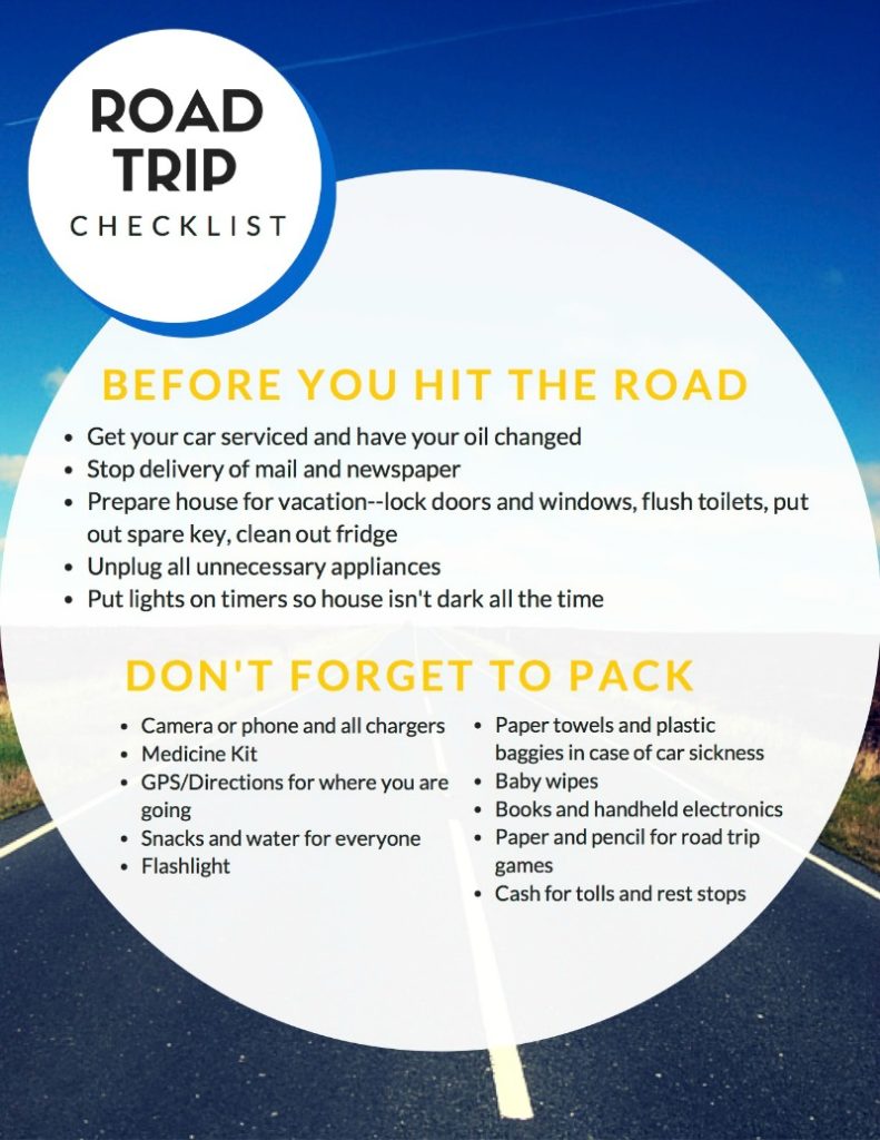 Road Trip Checklist #FueltheLove #ad