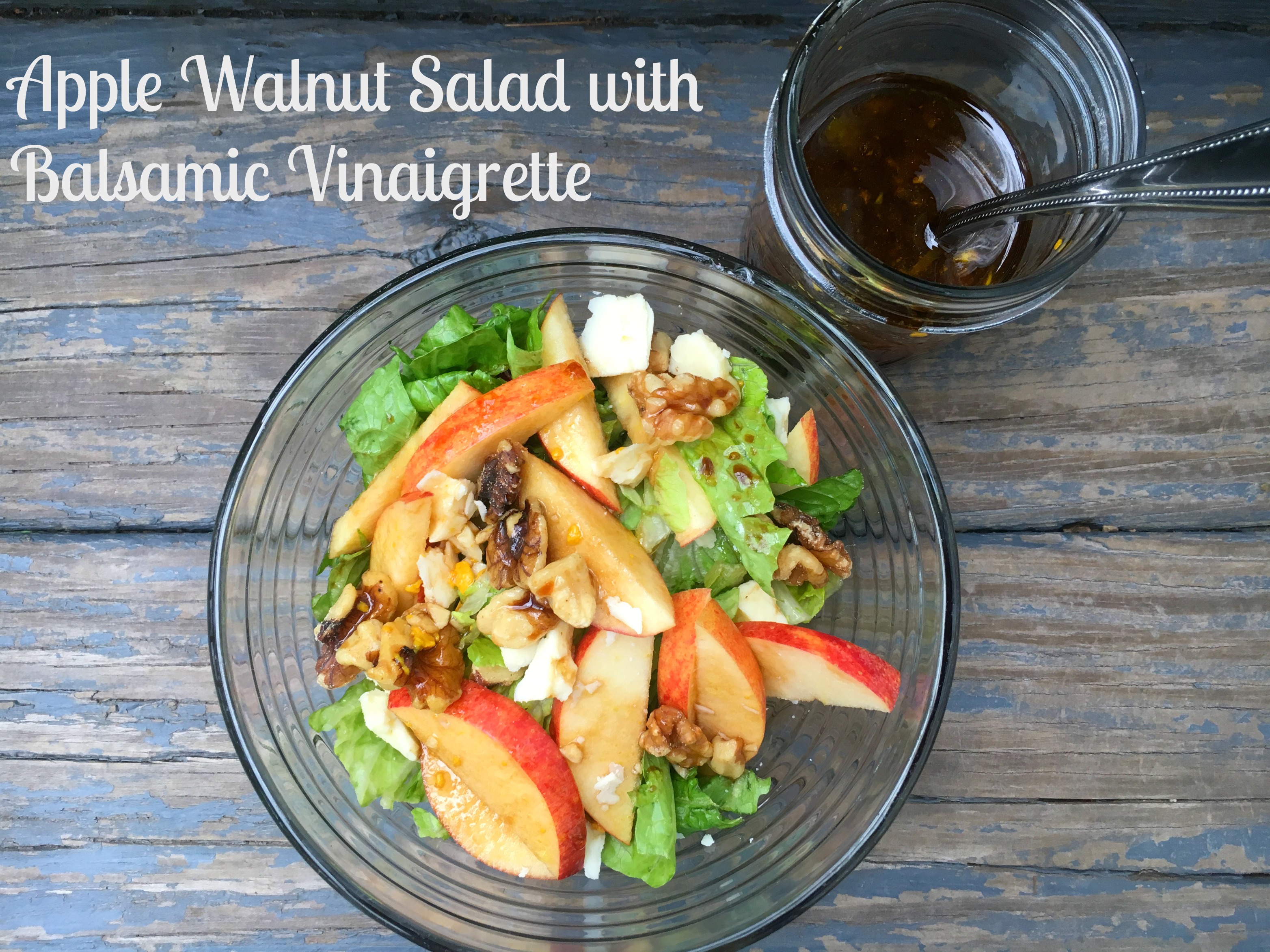 Apple Walnut Salad with Balsamic Vinaigrette