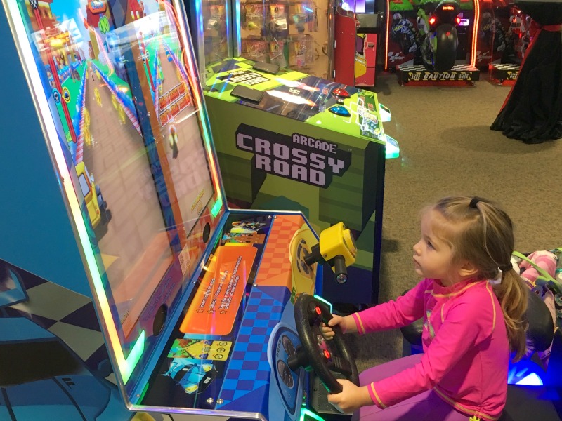 Arcade games at the Hershey WaterWorks at the Hershey Lodge