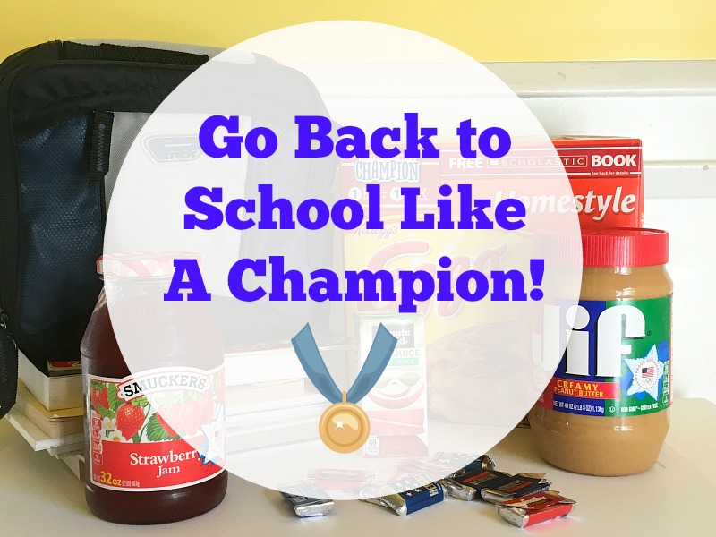 Go Back To School Like a Champion #StartSchoolLikeAChampion #ad