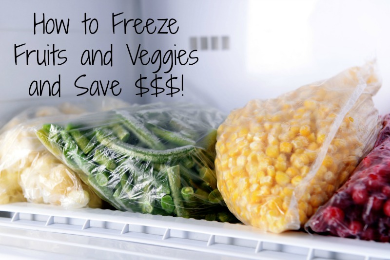 Learn how to freeze fruits and veggies and save $$$ with my easy tips.  