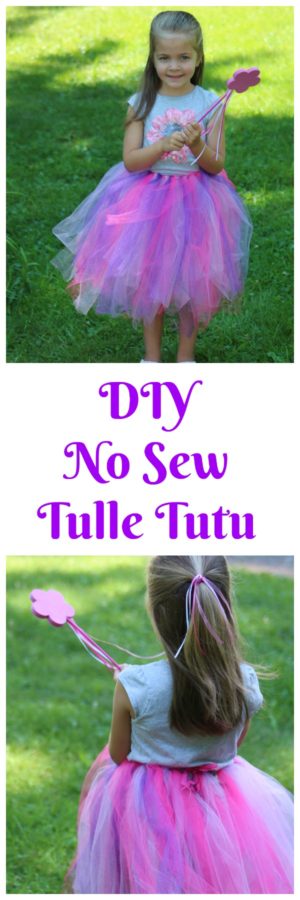 DIY No Sew Tulle Tutu--perfect for your princess!